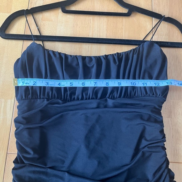 EUC Kikiriki Black Rouched Bodycon Minidress - Picture 3 of 6